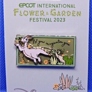 Disney Figment Enamel Pin - Green and Purple